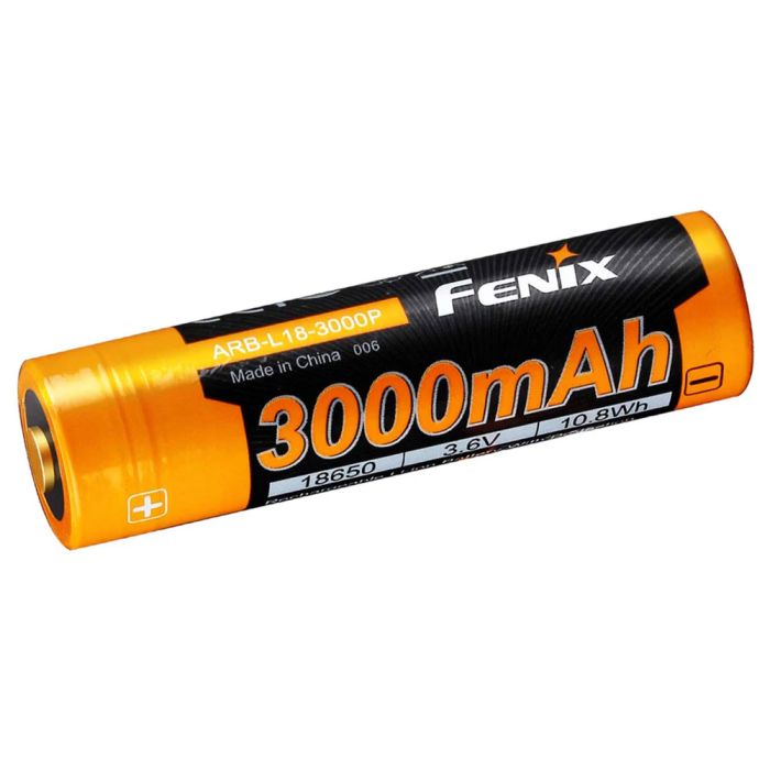 Fenix Rechargeable High Draw 18650 Battery - 3000mAh
