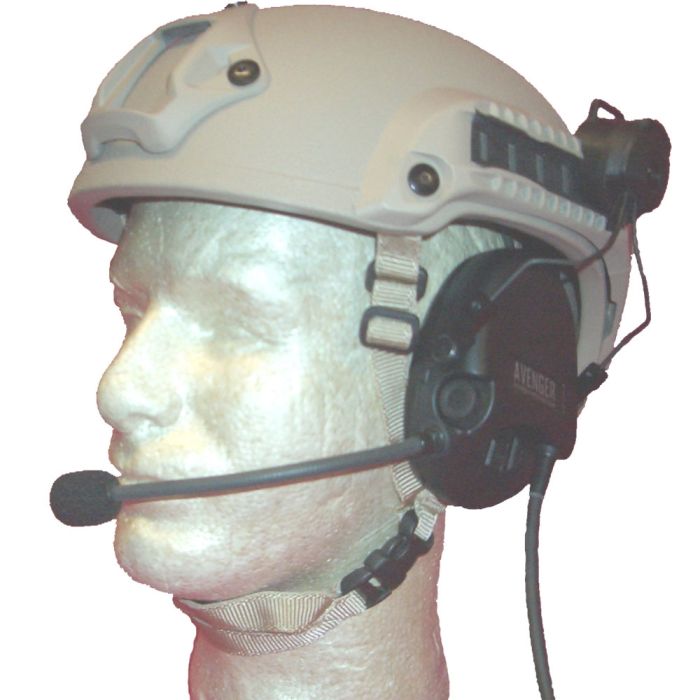 AVENGER MIL Spec Tactical Communications Headset - ARC rail attachment