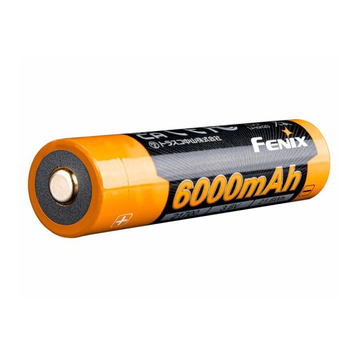 Fenix Rechargeable 21700 Battery - 6000mAh 3.6v