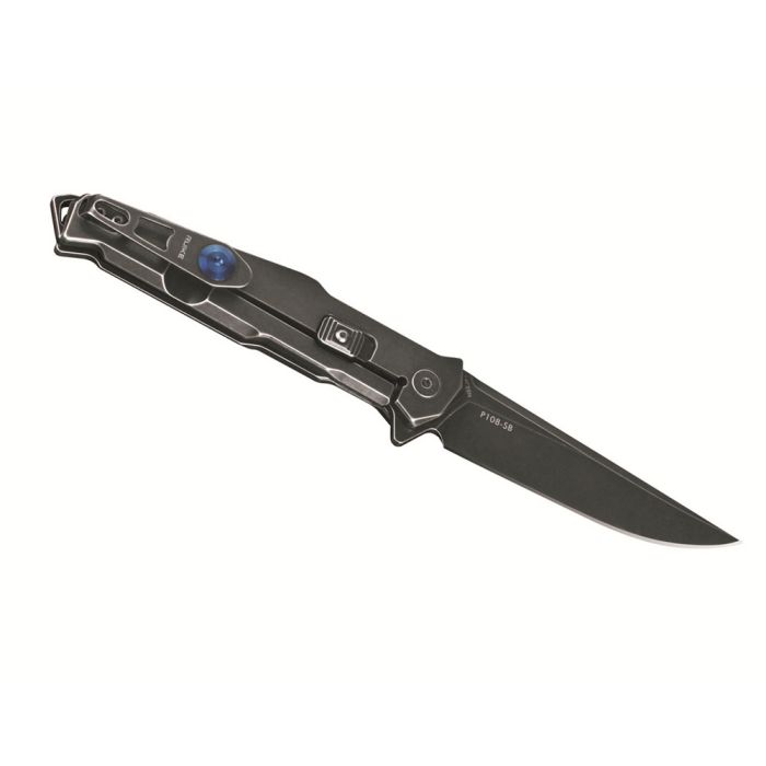 RUIKE P108 Stonewashed Black Stainless Steel Handle
