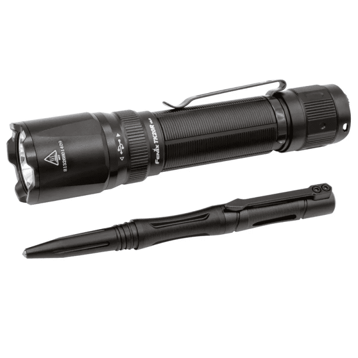 Fenix TK20R V2.0 Rechargeable Tac Flashlight w/ Bonus T5 Pen