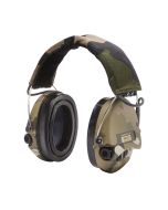 Sordin Supreme Pro-X LED - Camo Cups, Camo Headband with Gel Earseals