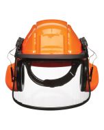 Peltor LumberJack. Head, face and hearing protection system