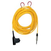 U94A/U TJ-120 to 1/4" TRS Push Back Extension Lead w/ PTT